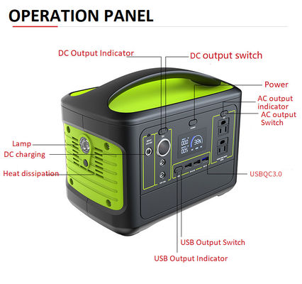 500W przenośny generator baterii litowo-jonowej Lifepo4