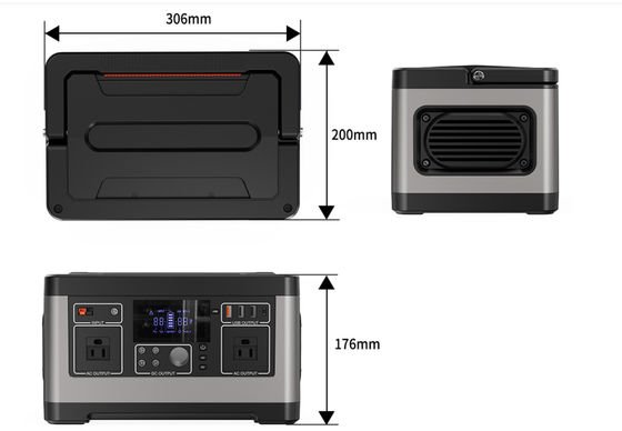 500W 520Wh Litium Ion Battery Generator Elektrownia OEM